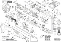 Bosch 0 602 492 614 ANGLE EXACT 50-210 Cordless Screw Driver Spare Parts